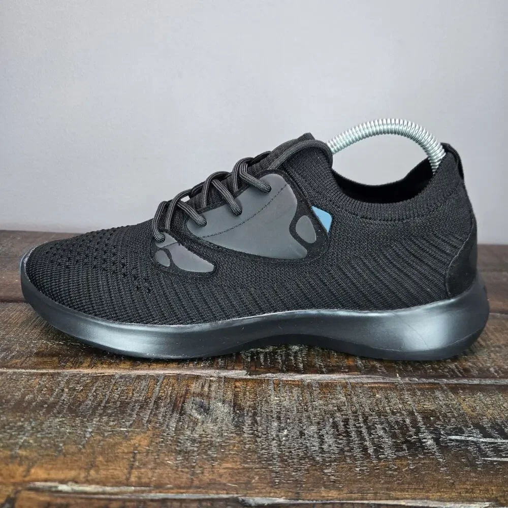 NEW Vessi Everyday Move Sneaker Womens Size 9 Waterproof Shoes Onyx Black Black